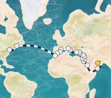 37 Night Abu Dhabi to New York cruise