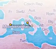 3 Night Barcelona to Rome cruise