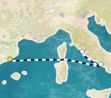 3 Night Barcelona to Rome cruise