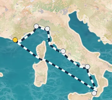7 Night Toulon to Toulon cruise