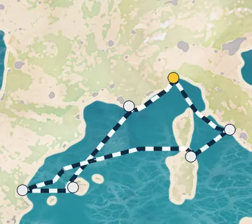 7 Night Savona to Savona cruise