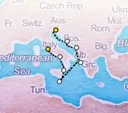 7 Night Rome to Trieste cruise