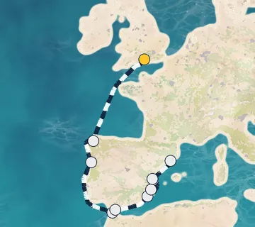 12 Night London to Barcelona cruise