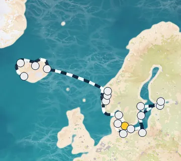 24 Night Copenhagen to Reykjavik cruise