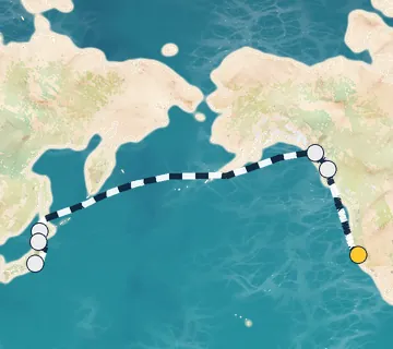15 Night San Francisco to Tokyo cruise