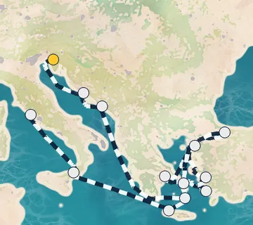21 Night Trieste to Rome cruise