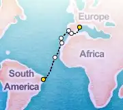 14 Night Barcelona to Recife cruise