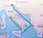 4 Night Venice to Rome cruise