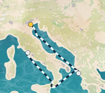 4 Night Venice to Rome cruise