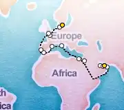 29 Night Dubai to Copenhagen cruise