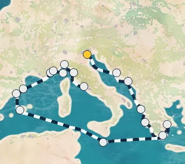 18 Night Venice to Rome cruise