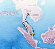 12 Night Bangkok to Singapore cruise