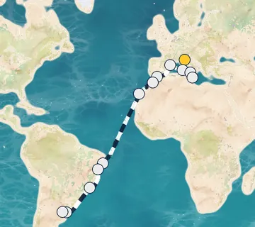 23 Night Florence to Buenos Aires cruise