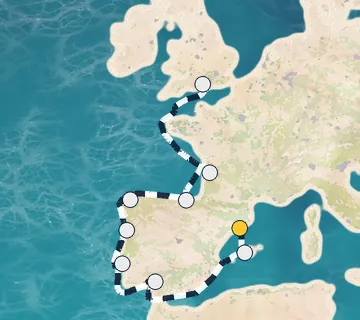 10 Night Barcelona to London cruise