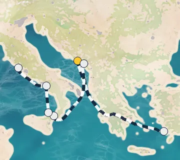 7 Night Dubrovnik to Rome cruise