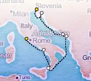 7 Night Rome to Monfalcone cruise