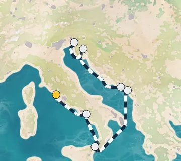 7 Night Rome to Monfalcone cruise