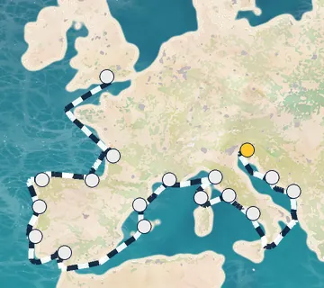 19 Night Trieste to London cruise