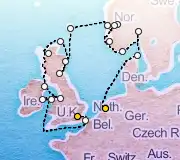 21 Night Greenwich to Amsterdam cruise
