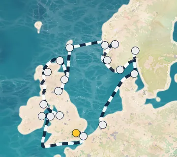 21 Night Greenwich to Amsterdam cruise