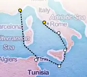 7 Night Rome to Monte Carlo cruise