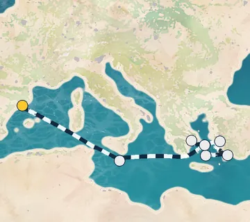 8 Night Barcelona to Athens cruise