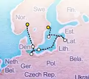 6 Night Oslo to Stockholm cruise