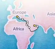 21 Night Doha to Rome cruise