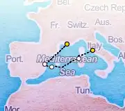 5 Night Marseille to Rome cruise