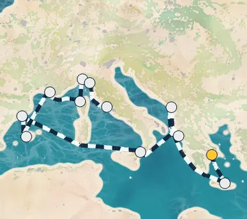 14 Night Athens to Rome cruise