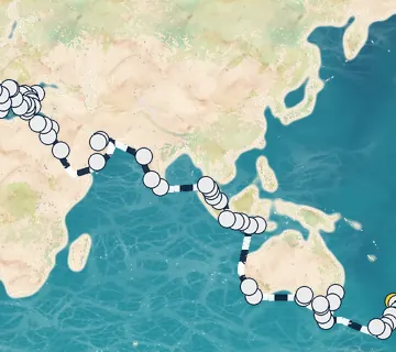 96 Night Auckland to Rome cruise