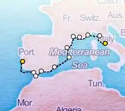 14 Night Lisbon to Rome cruise