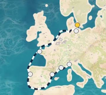 11 Night Copenhagen to Portofino cruise