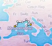 7 Night Barcelona to Rome cruise