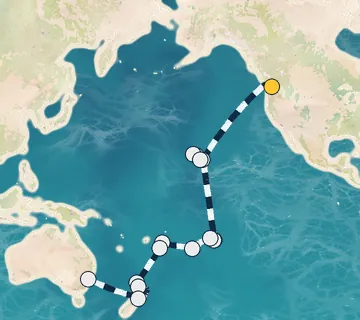 34 Night Seattle to Sydney, Australia cruise