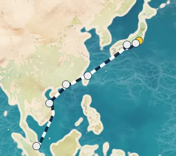 12 Night Tokyo to Singapore cruise