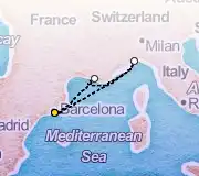 4 Night Barcelona to Barcelona cruise