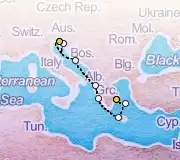 7 Night Trieste to Athens cruise