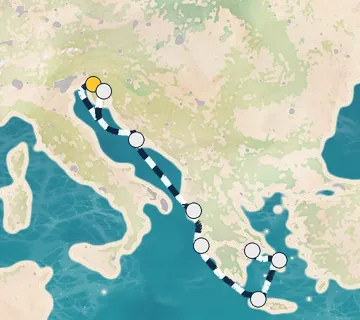 7 Night Trieste to Athens cruise