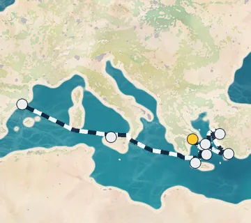 9 Night Athens to Barcelona cruise