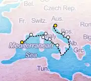 9 Night Trieste to Barcelona cruise