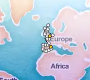 25 Night Tilbury to Barcelona cruise
