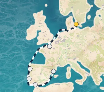 9 Night Copenhagen to Barcelona cruise
