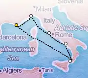 6 Night Toulon to Toulon cruise
