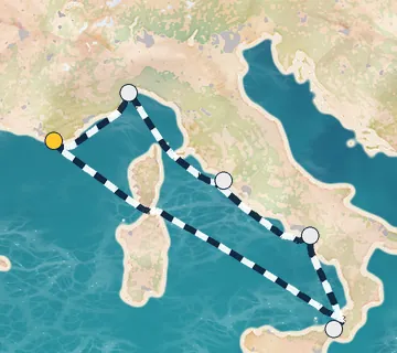 6 Night Toulon to Toulon cruise