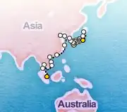 50 Night Tokyo to Singapore cruise