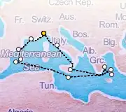 14 Night Savona to Savona cruise