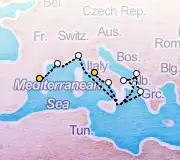 10 Night Barcelona to Rome cruise