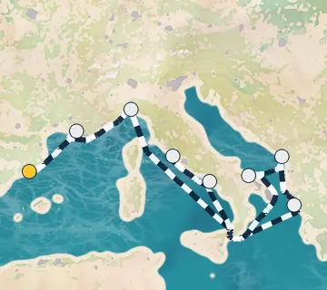 10 Night Barcelona to Rome cruise