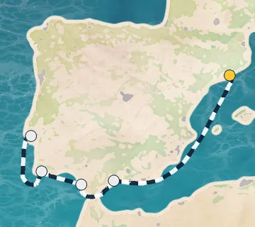 5 Night Barcelona to Lisbon cruise